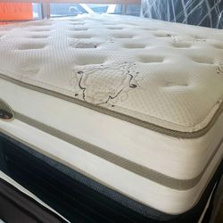 Mattress And Box Spring Queen Size 