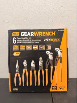 New GearWrench 6pc Mixed Plier Set