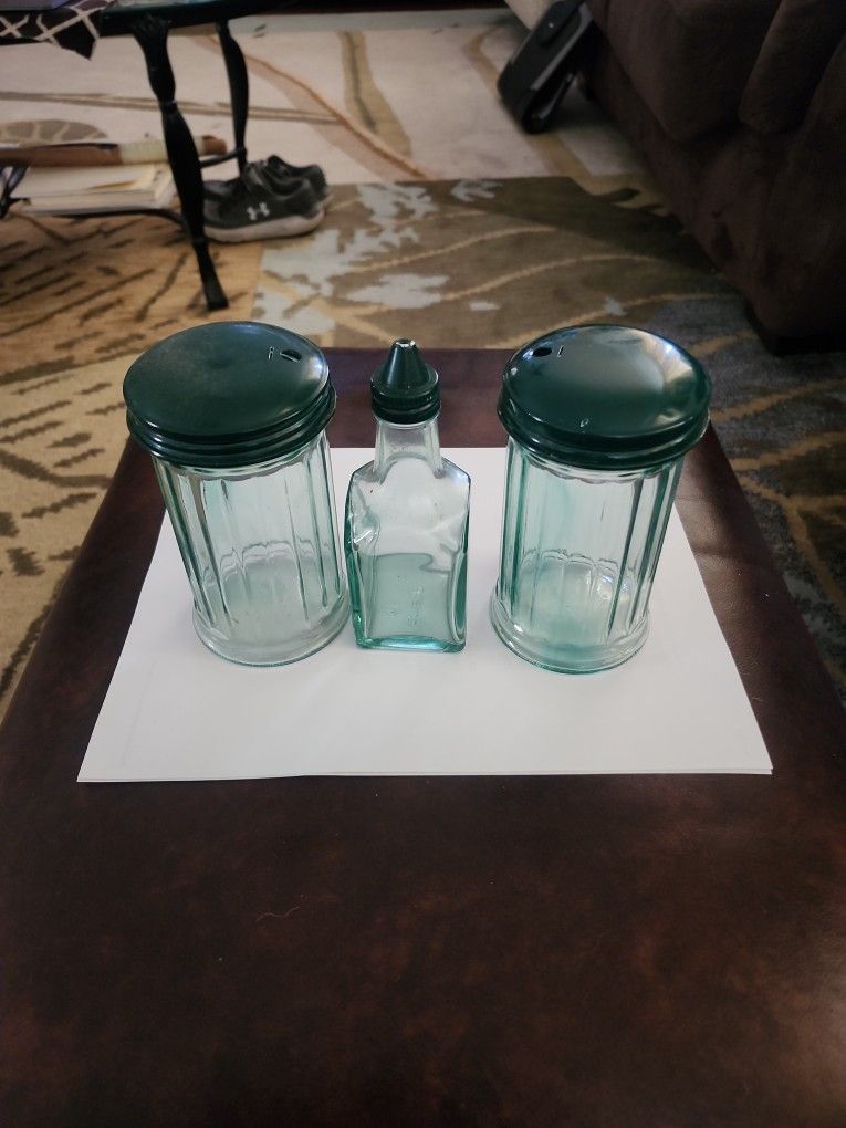 Vintage Gemco Green Glass