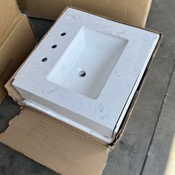 24” Countertop With 6” High Apron