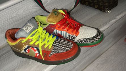 Nike SB Dunk Low Pro mismatched colorful sneakers size 11