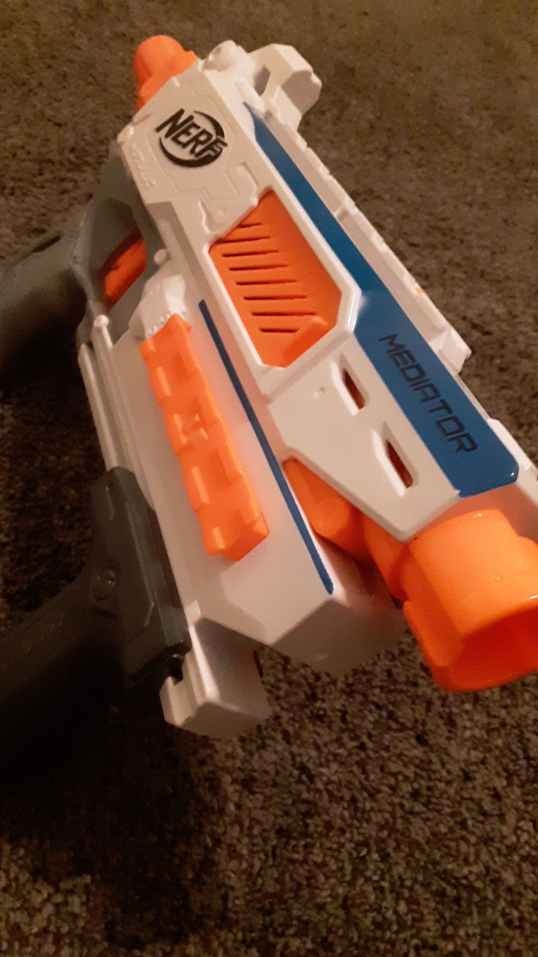 Nerf gun with 12 round magazine