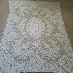 Beautiful lace table cloth