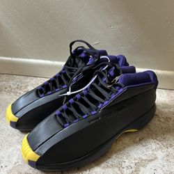 Adidas CRAZY 1 Kobe Black Lakers "Away" Mens Size 14,15 Basketball FZ6208