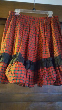 Cowgirl Square Dancing Skirt Halloween