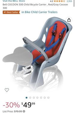 Bell child bike carrier