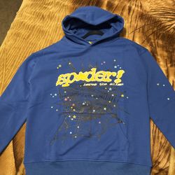 Sp5der TC Hoodie blue