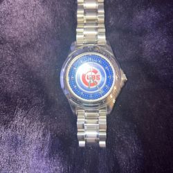 MLB Game Time Chicago Cubs Coach Series Quartz Watch