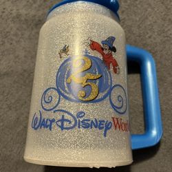 Walt Disney World 25th Anniversary Insulated Mug 1996
