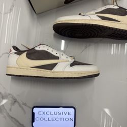 Nike Travis Scott Air Jordan 1 Low j Retro Cactus Jack Reverse Mochas Sneakers Shoes 