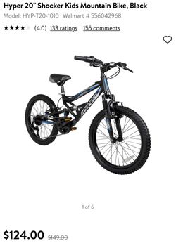20 hyper best sale shocker bike