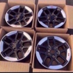 4 —- 5x5 5x127 Jeep Wrangler Wheels 17 Inch 17in 17x7.5 Rims Wheels Only Wrangler  !!!!!!!!!!!