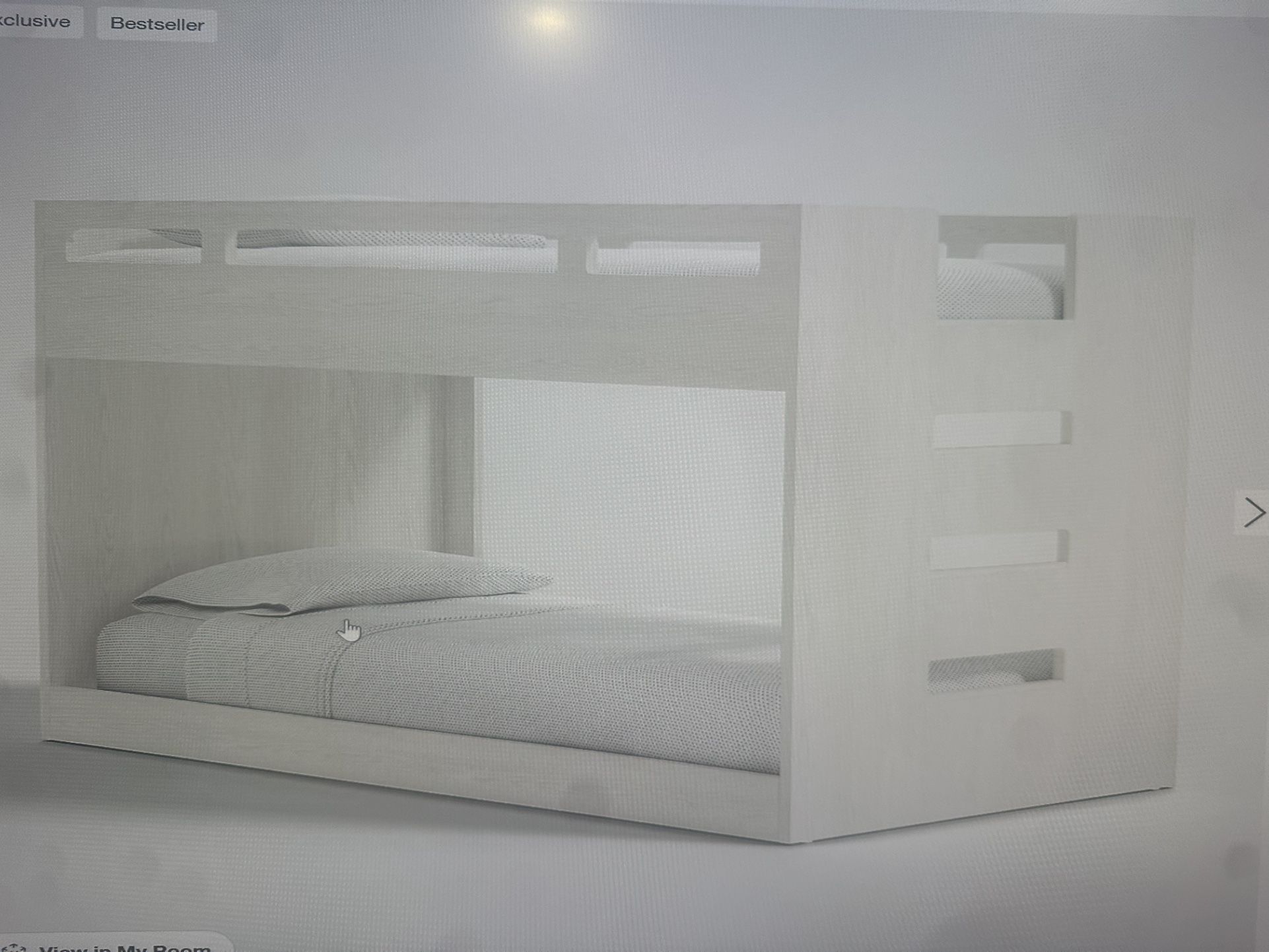 Land Of Nod Bunk Bed - Paid $1,019