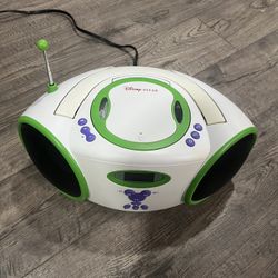 Buzz Lightyear Disney Pixar CD Boombox - To Infinity and BEYOND with Your Music!