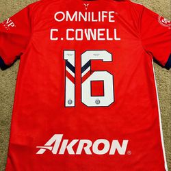 2023/24 Chivas  ‘Cade Cowell #16’ LigaMX Soccer Jersey.