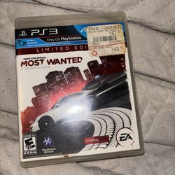 Need For Speed: Most Wanted Limited Edition / PlayStation 3 PS3 / CIB / Tested 
