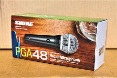 Shure Vocal Microphone Mic Clip Carrying Pouch Cardioid Dynamic PGA48 🚨 Payment Options Available 🚨 No Credit Needed 🚨
