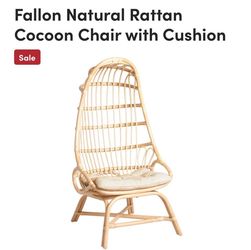 Rattan boho chair