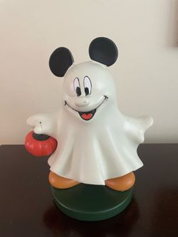 Glow in the dark Mickey Mouse Halloween Ghost Figurine
