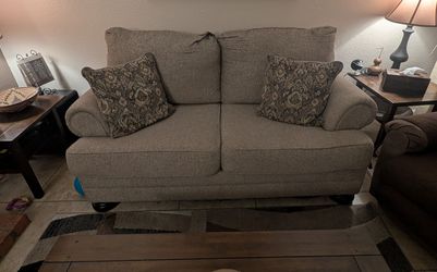 Oversized Couch and Loveseat Set