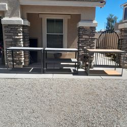 2 or 3 Tier Metal Utility Shelving Units $30-$40 each Garage Shelves See All Photos