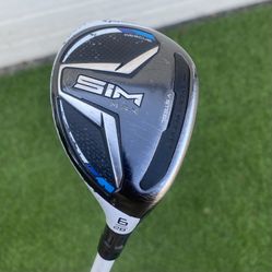 Ladies Taylormade Sim Max 6 Hybrid 28° Aldila NV Graphite shaft L-Flex