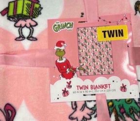 NEW DR. SEUSS THE GRINCH TWIN BLANKET