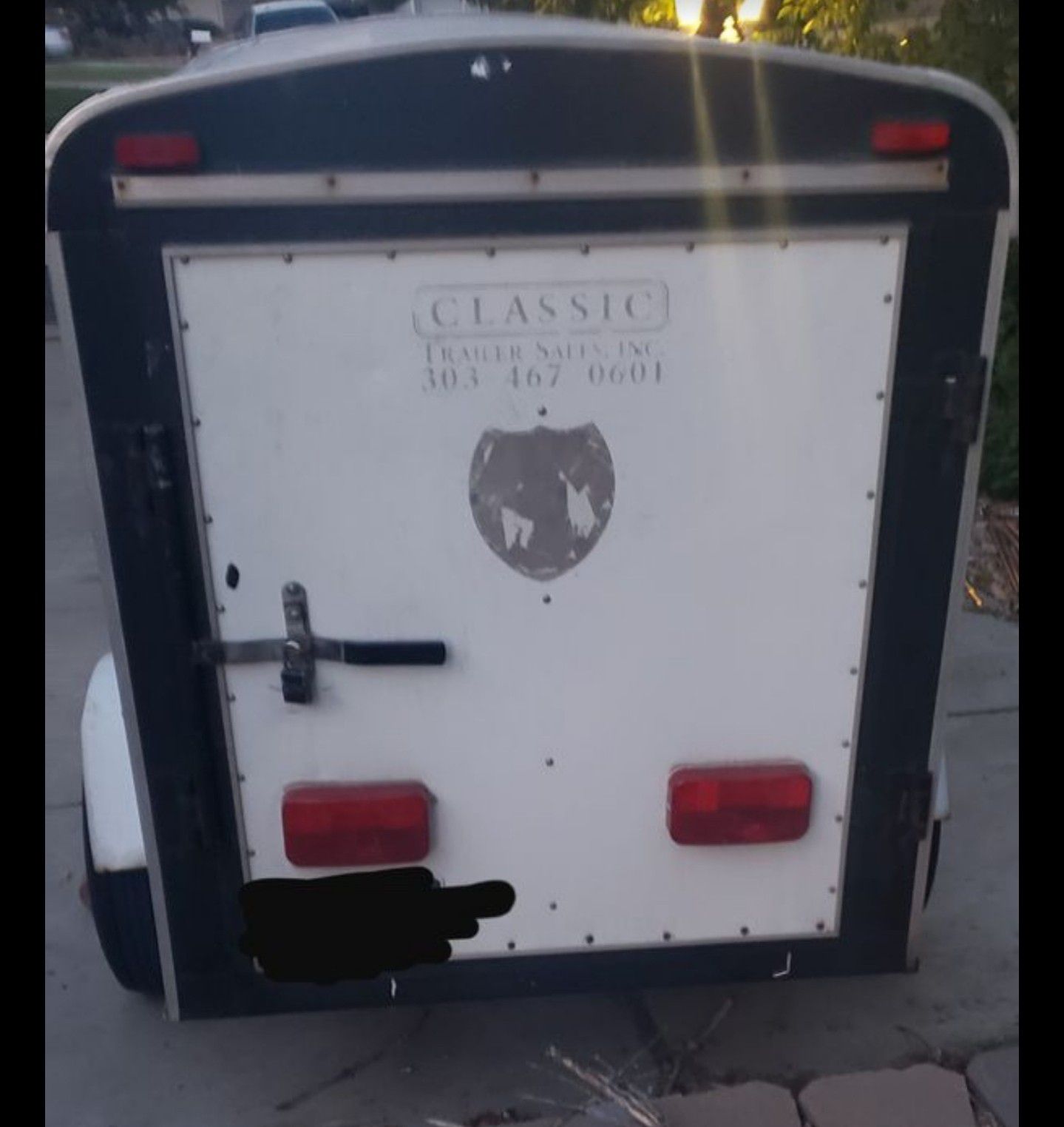 4x6' enclosed trailer