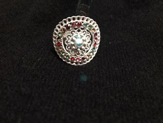 Multicolor adjustable WHITE accent ring