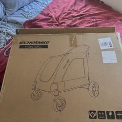 EchoSmile XL Extra Large Dog Stroller 