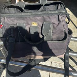Tool Bag With Zipper And Strap