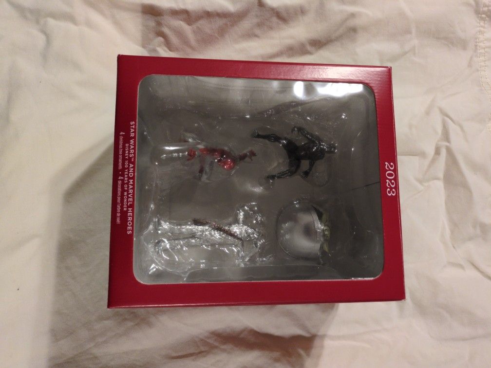New, Never Opened, 4 Hallmark Star Wars Ornaments