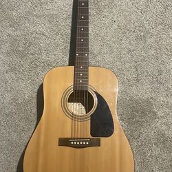 Fender Acoustic Guitar With Tuner