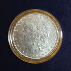 1896 MORGAN SILVER DOLLAR MS63