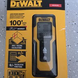 DeWalt Laser Distance Measurer 100ft DWHT77100