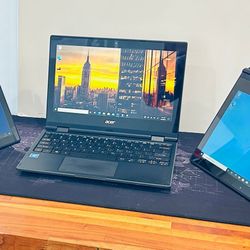 ACER TravelMate Spin B118-RN Intel Celeron 4GB 128GB Touchscreen Convertible Windows 10 Pro $149 each