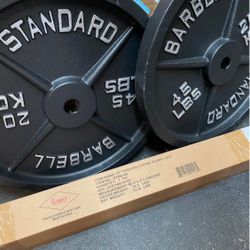 45lb Weights w/ Bar