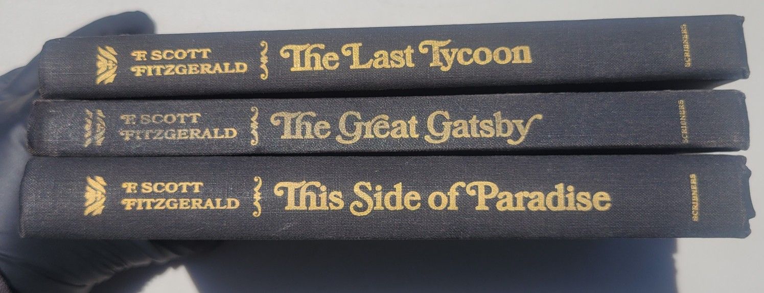 Lot of 3 Books by F. Scott Fitzgerald - Hardcover