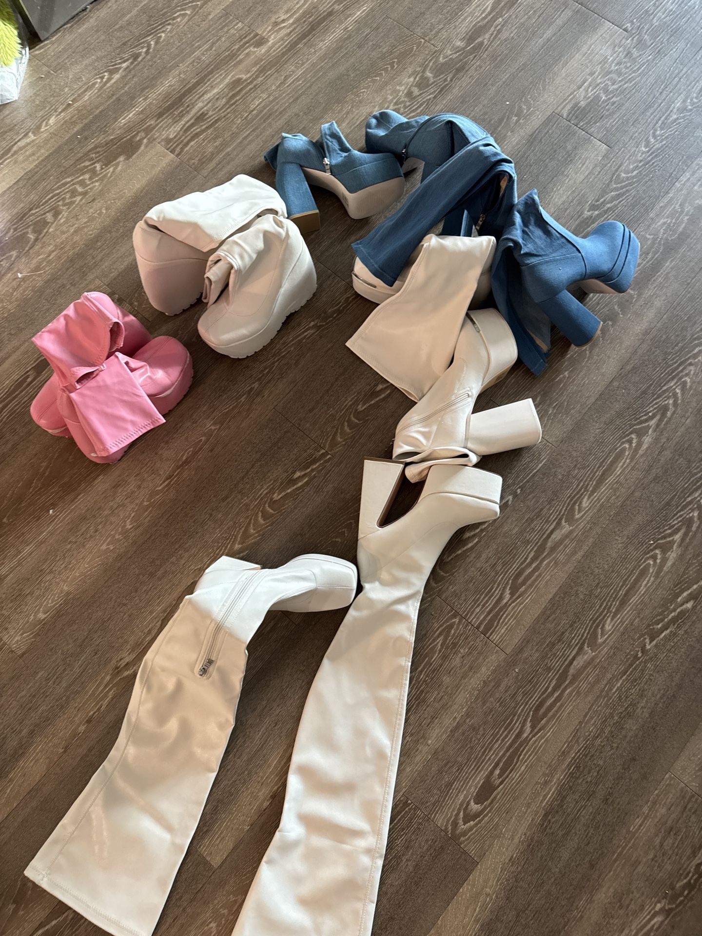 NEW Chunky Platform Boots! $15 Each Pair! Size 8.5/9