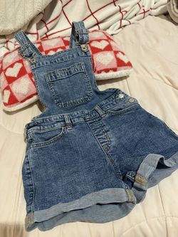 Girl 7/8 Abercrombie Overalls 