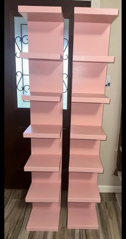 Wooden Shelves 71” Tall 
