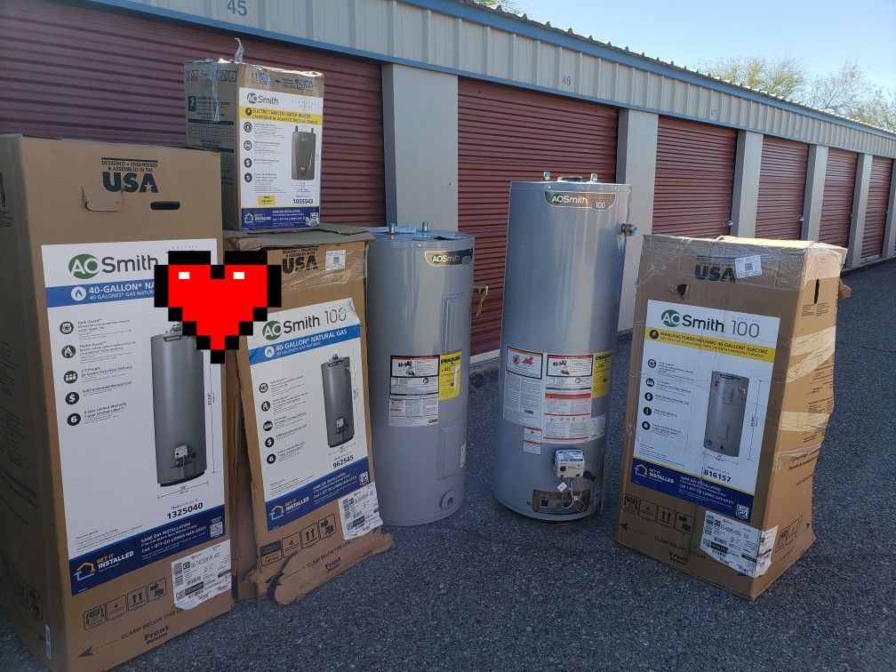 NEW WATER HEATER