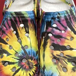 Tie -Dyed Clogs- Marked Down