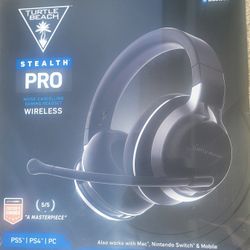 NEW Sealed Turtle Beach Stealth Pro Gaming Headset Playstation Edition With ANC