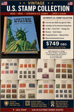 🇺🇸 Vintage U.S. Stamp Collection in H.E. Harris “Liberty” Album – Estate Collection