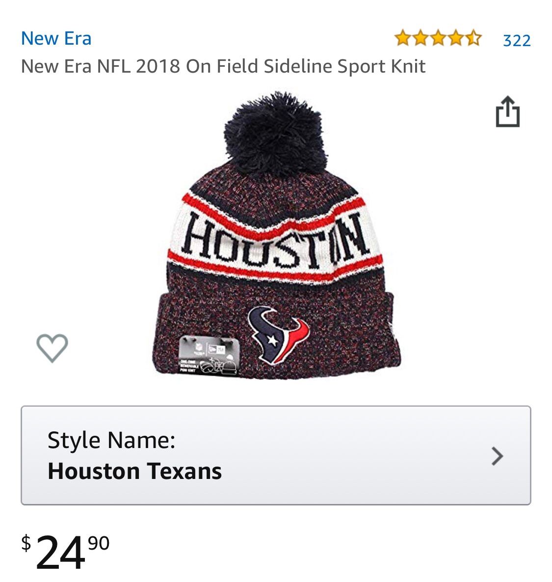 NFL Houston Texans Beanie