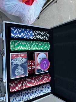 Poker Chip Set in Aluminum Case