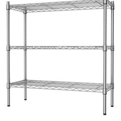 Heavy-duty Silver Storage Racks