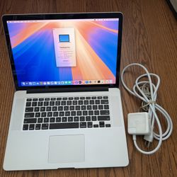 MacBook Pro 15” 2015/8GB RAM/256GB RAM/Fully functional