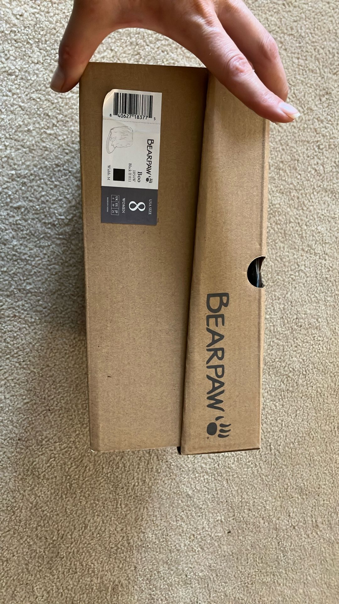 Size Women's Bearpaw Boo Black Booties